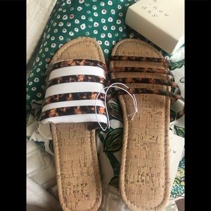 Leopard print sandals